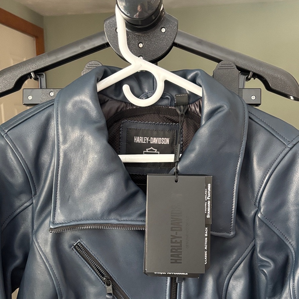 Harley-Davidson Midnight Blue Leather Jacket